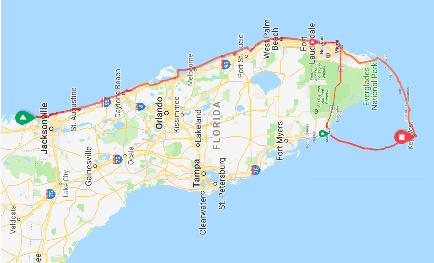 Biking Florida's Coast